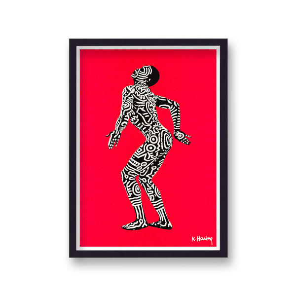 Keith Haring Painted Man 1 Art Print