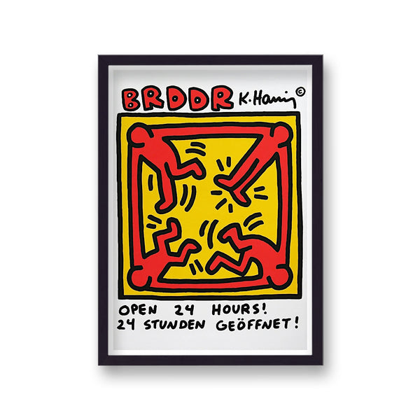 Keith Haring BRDDR Exhibition Art Print