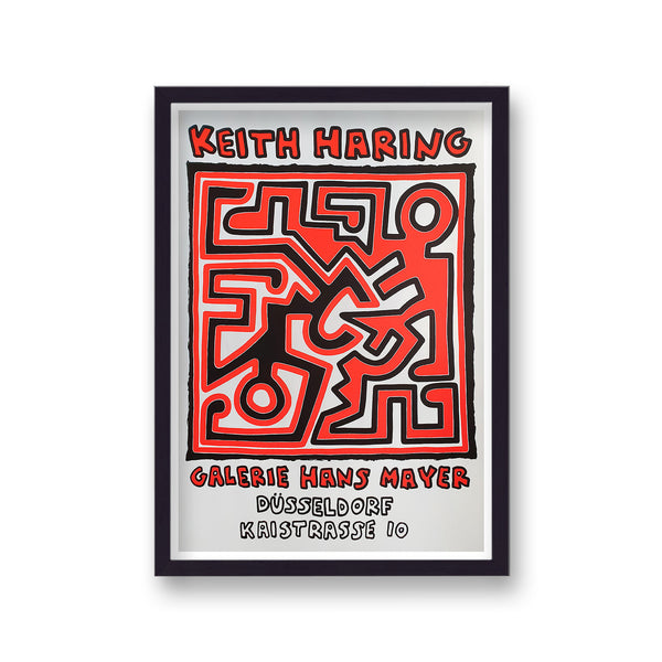 Keith Haring Galerie Hans Mayer Dusseldorf Art Print