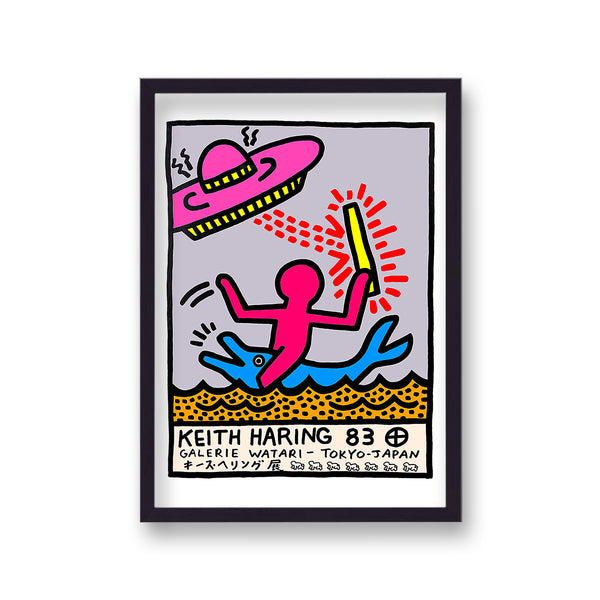 Keith Haring Galerie Watari Tokyo Art Print