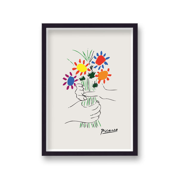 Picasso Bouquet Vintage Art Print