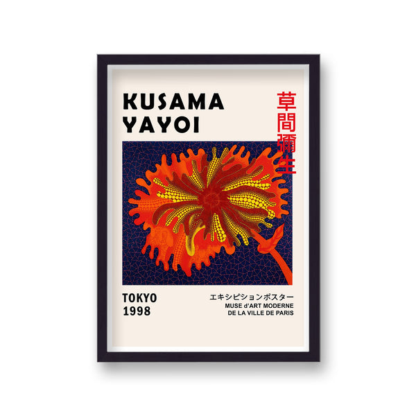 Yayoi Kusama Orange Flower Tokyo 1998 Art Print