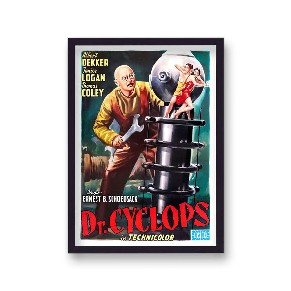 Dr Cyclops Cult Vintage Movie Print