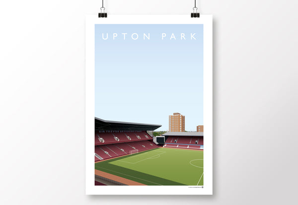 WHUFC Upton Park Poster