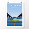 MCFC Etihad Stadium Poster