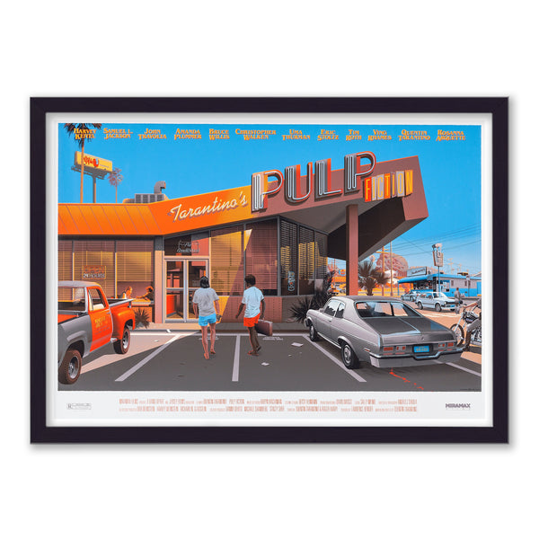 Pulp Fiction Diner Reimagined Movie Poster