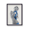 Marilyn Monroe Seductive Topless Pose Blue Top & Bottoms