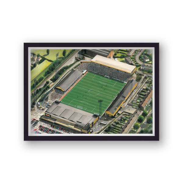 Hull City Fc - Boothferry Park - Football Stadium Art - Vintage