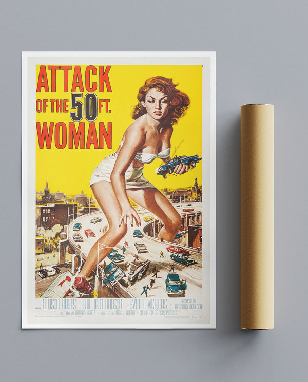 Vintage Movie Attack Of The 50 Ft Woman No1