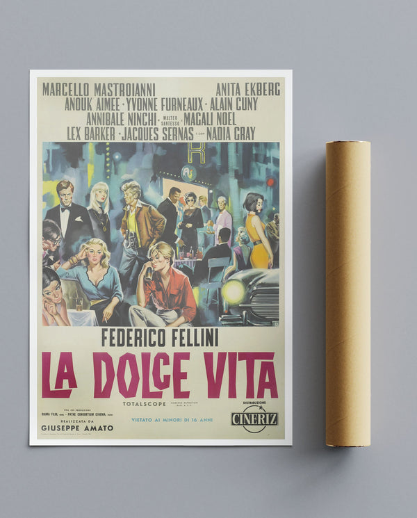 Vintage Movie La Dolce Vita No1