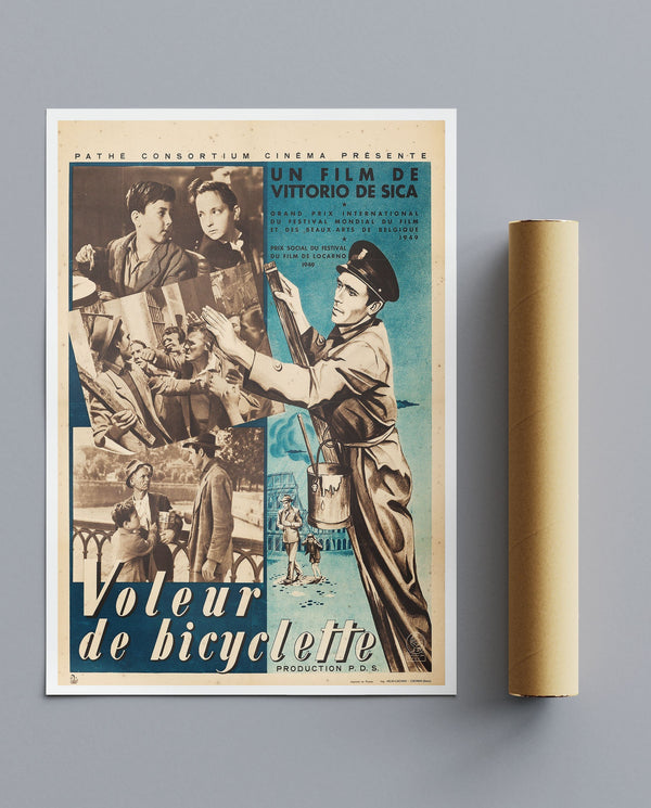 Vintage Movie The Bicycle Thieves No1