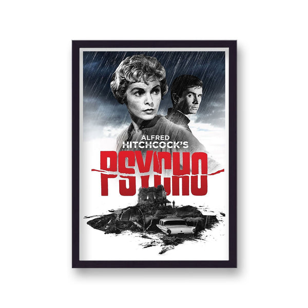 Hitchcock Psycho V2 Reworked Movie Poster