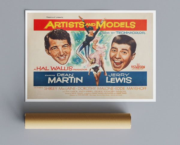 Vintage Movie Print Artists And Models