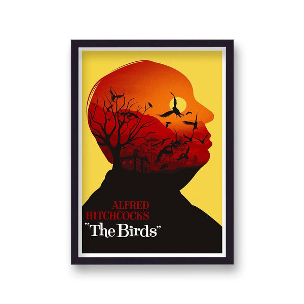 Hitchcock The Birds V4 Reworked Movie Poster