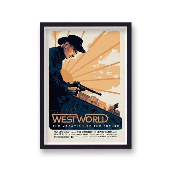 Westworld Yul Bryner Alternative Movie Poster