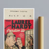 Vintage Movie Print Laurel & Hardy Pardon Us